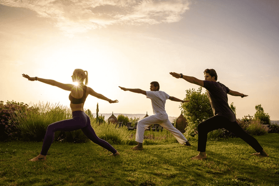 Yoga führt zu innerer Balance