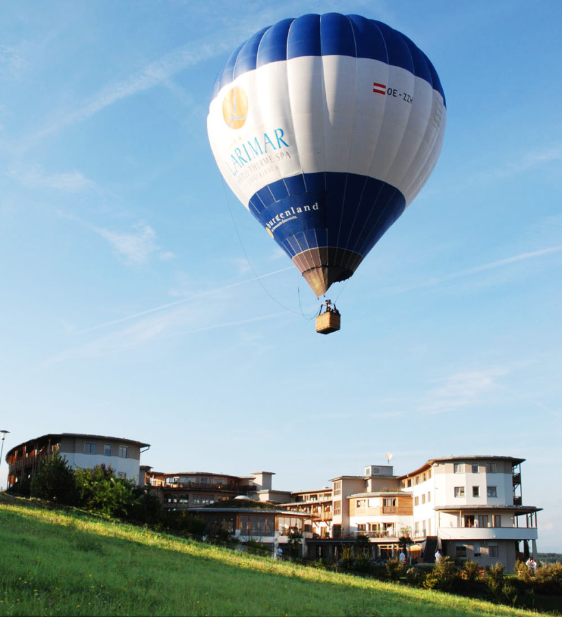 Abgehoben! Mit dem Larimar-Ballon die Vogelperspektive und das traumhafte Südburgenland genießen!