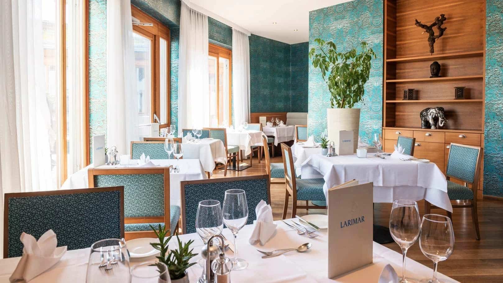 Luftstüberl im Larimar-Elemente-Restaurant