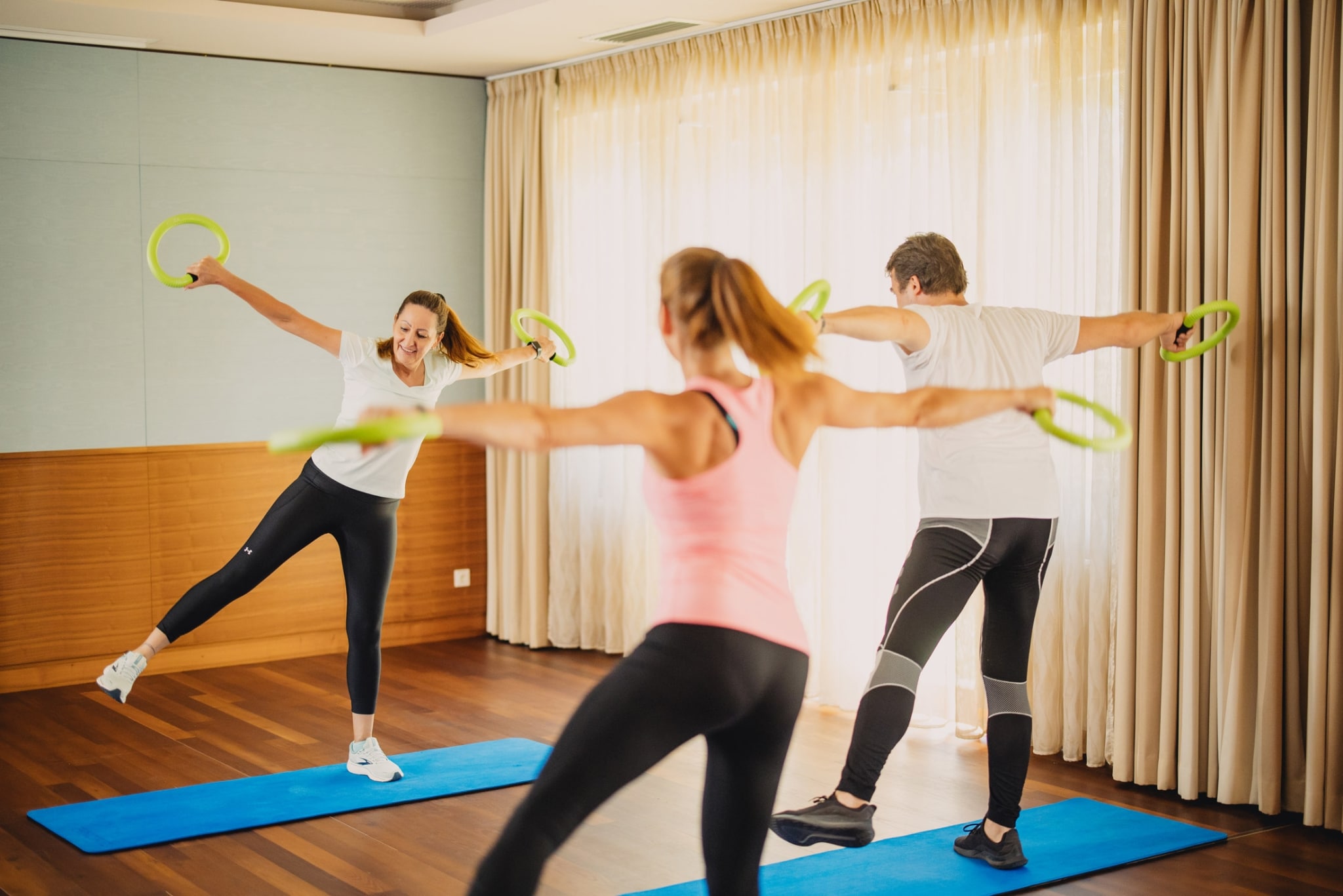 Fit im Gymnastikraum