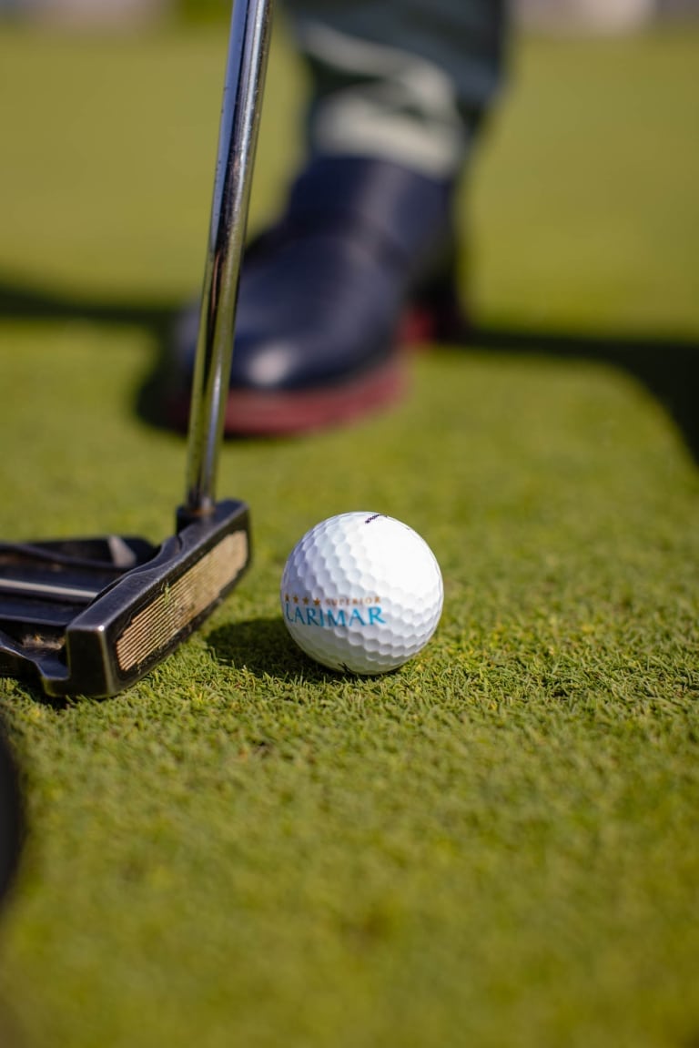 Golfschläger mit Ball